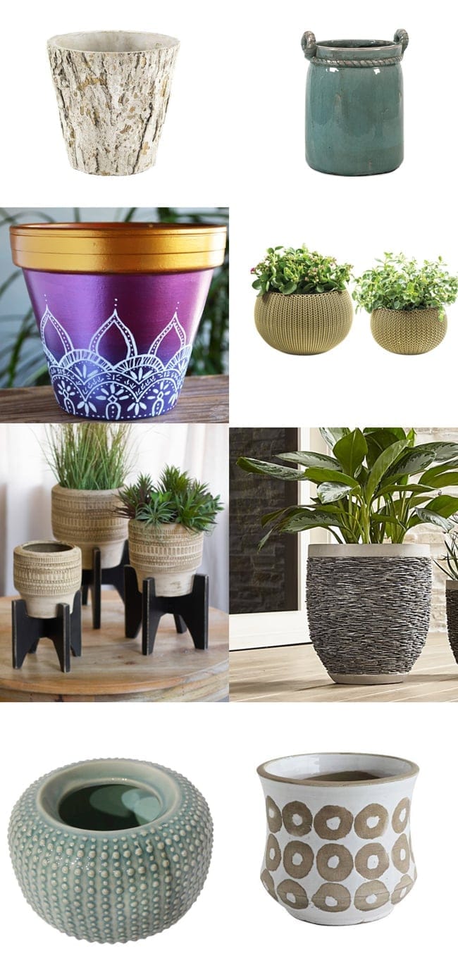 Decorative Tabletop Planters For Houseplants