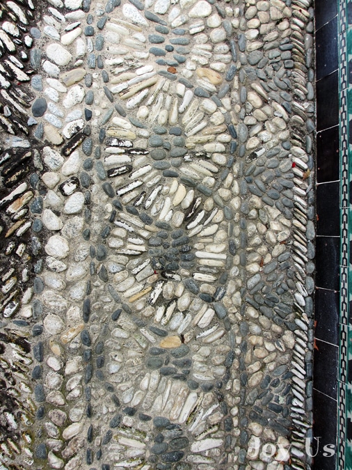 Unique stone mosaic