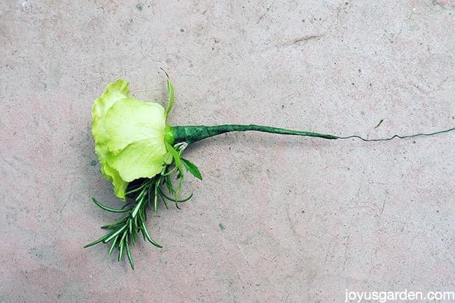 A rose for the corsage