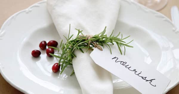 Rosemary napkin rings