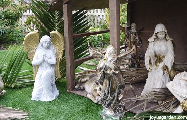 outdoor nativity scene