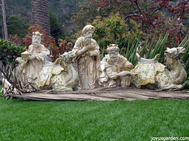 outdoor nativity scene