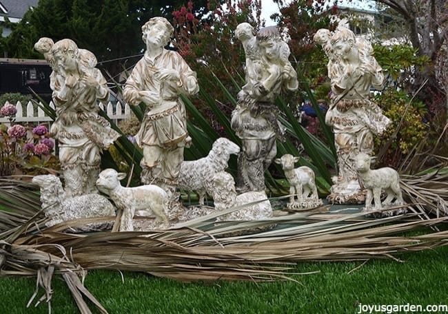 outdoor nativity scene