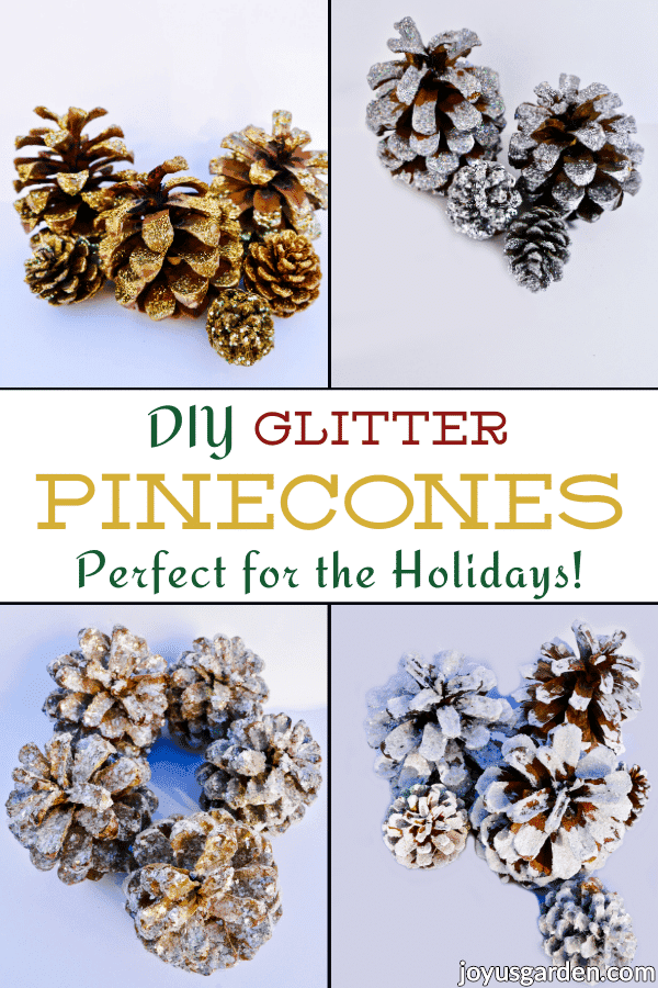 Glittering Pine Cone Table Decorations