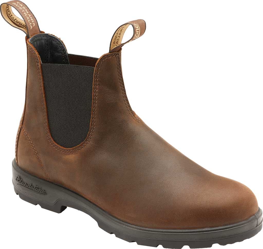brown blundstone chelsea boot