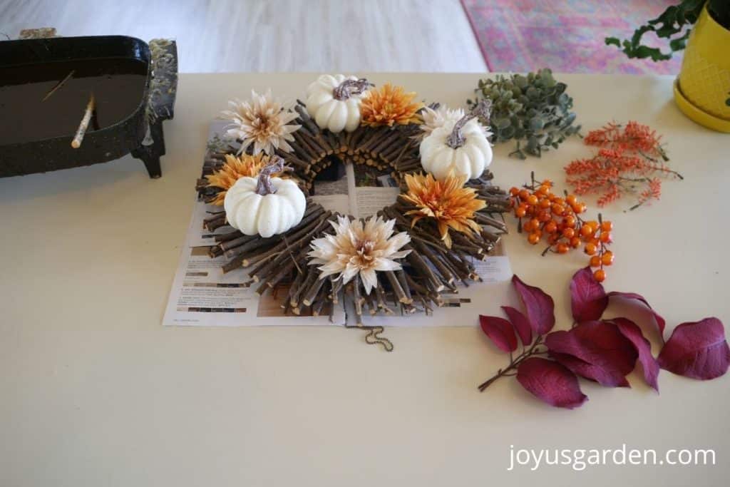 DIY fall wreath