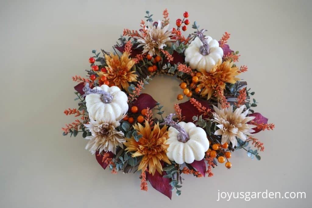 complete diy fall wreath