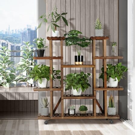 multi level indoor plant stand at wayfair