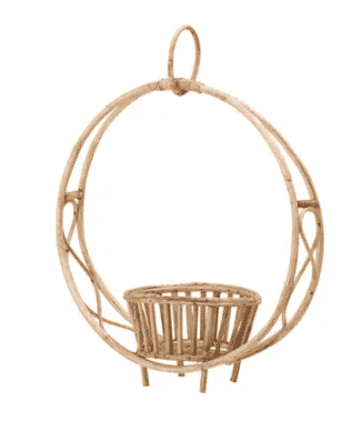 wicker hanging planter from overstock
