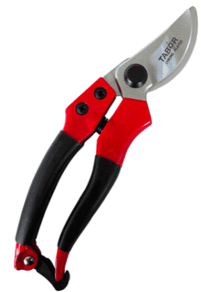 Black and red pruning shears buy at amazon.