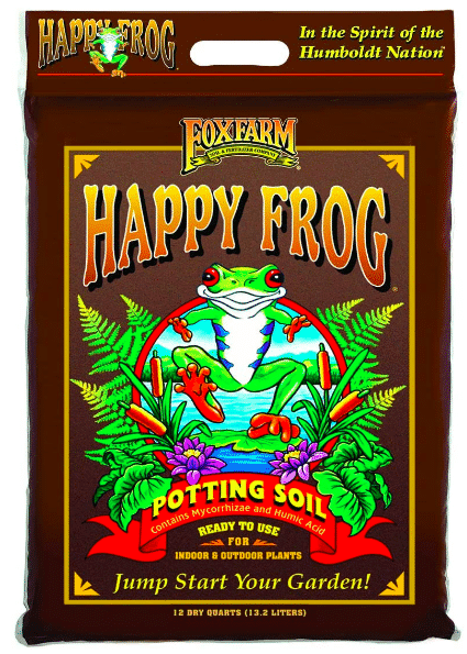 Fox farm happy frog soil available at amazon.