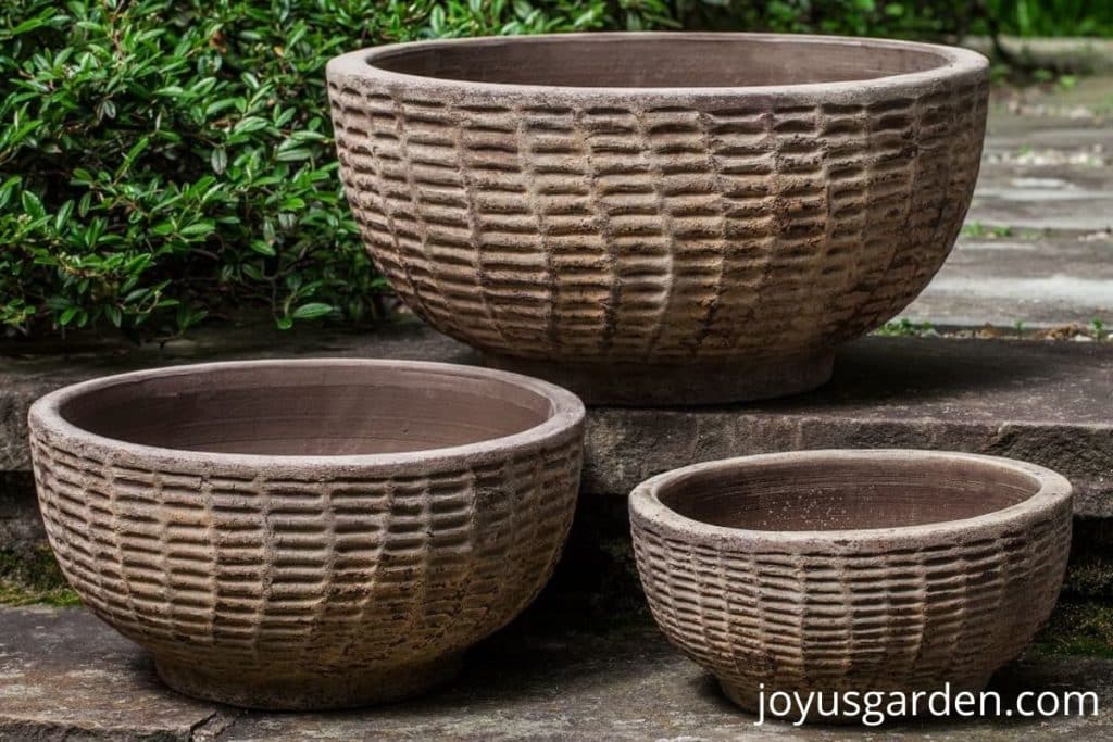 3 woven terracotta pots available to buy online at pottery barn