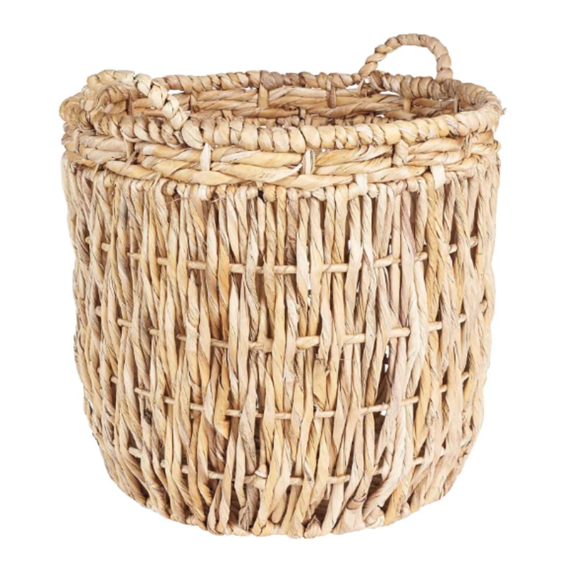 Banana Leaf Large Plant Basket with handles to buy from Amazon