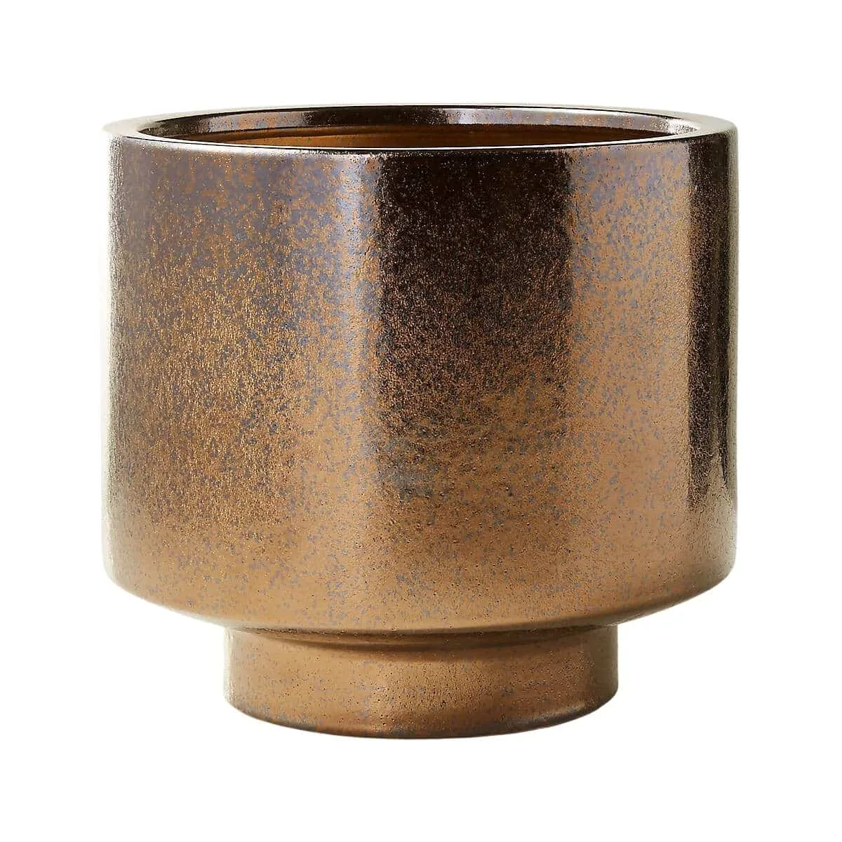 Metallic Bronze planter from CB2.