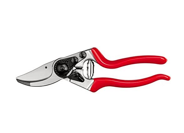 Felco f8 pruners with red handle from Amazon. 