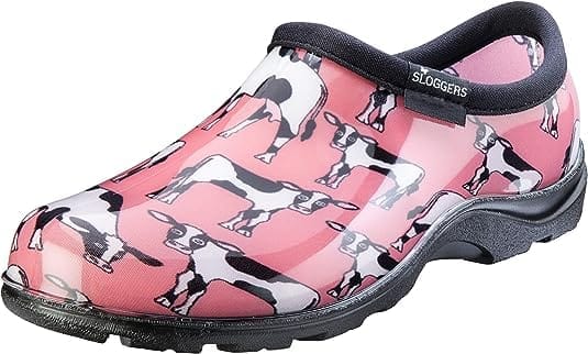 Sloggers garden shoe with cow design from amazon.