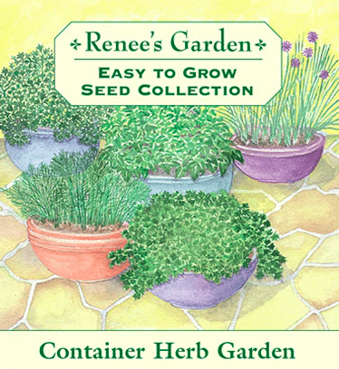 A Renees garden easy to grow seed collection pack of seed is a herb garden essential.